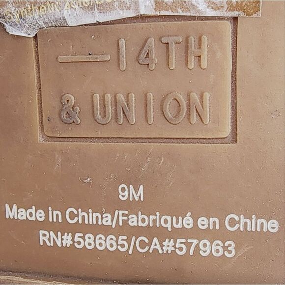 14th & Union Freyaa Faux Fur Slide Sandal In Beige Cappuccino size 9 - Picture 5 of 5